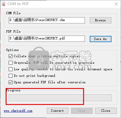 chm转pdf工具(Softany CHM to PDF Converter)