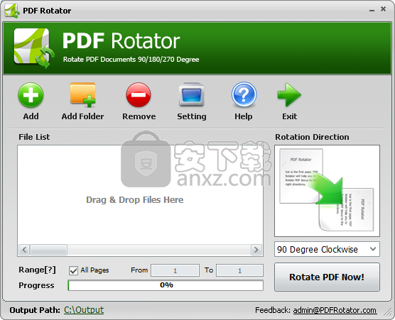 pdf rotator(pdf旋转保存工具)