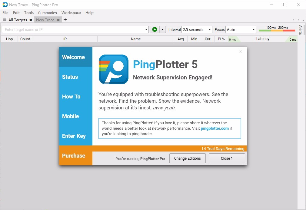 PingPlotter Pro 5.24.3.8913 for mac download free