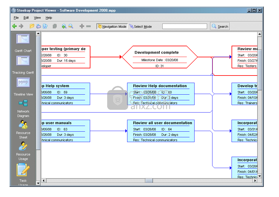 download steelray project viewer version history