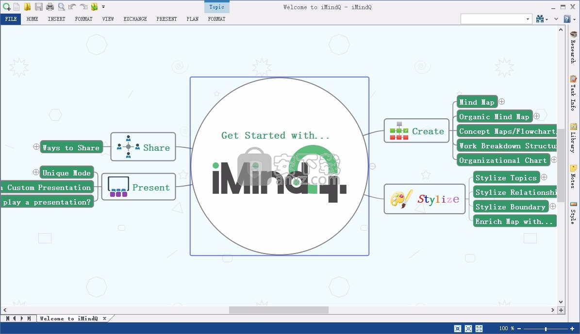 iMindQ(思维导图软件)