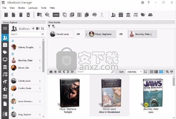 Alfa eBooks Manager(电子书管理工具)