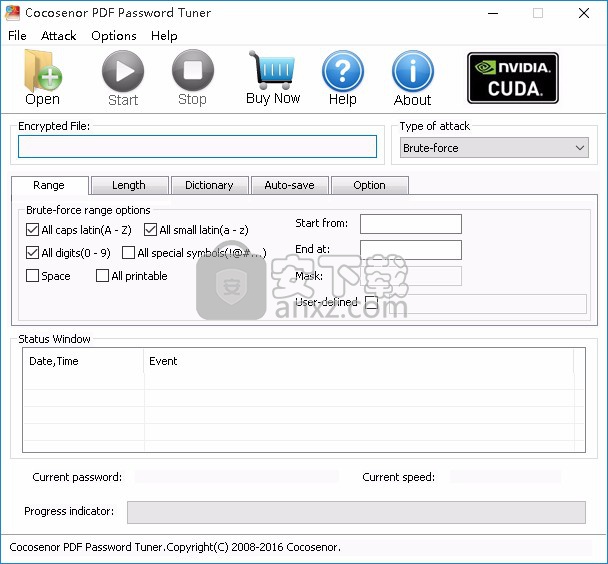 Cocosenor PDF Password Tuner(PDF密码恢复工具)