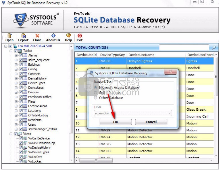 SysTools SQLite Database Recovery