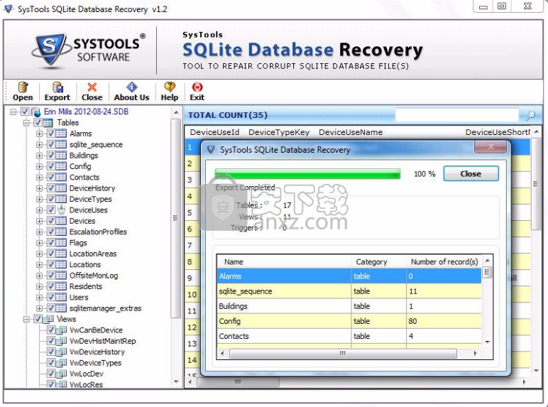 SysTools SQLite Database Recovery