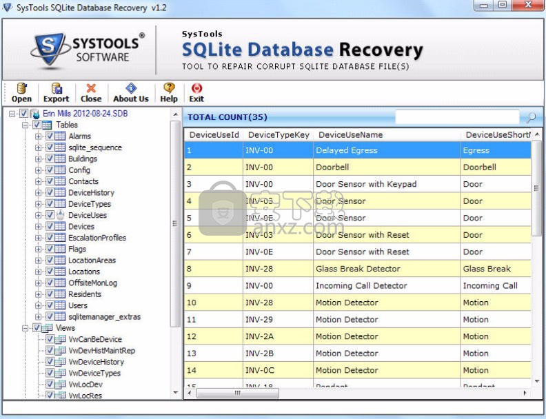 SysTools SQLite Database Recovery