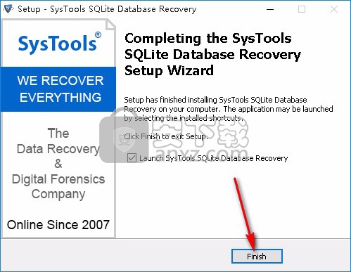 SysTools SQLite Database Recovery