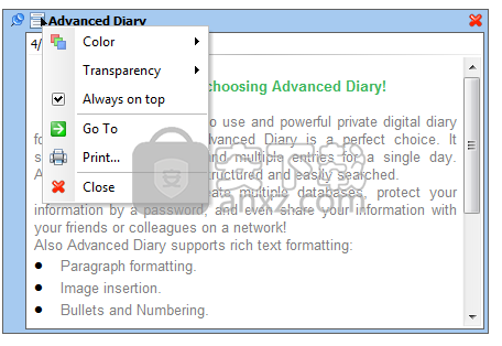 Advanced Diary(高级个人日记本)