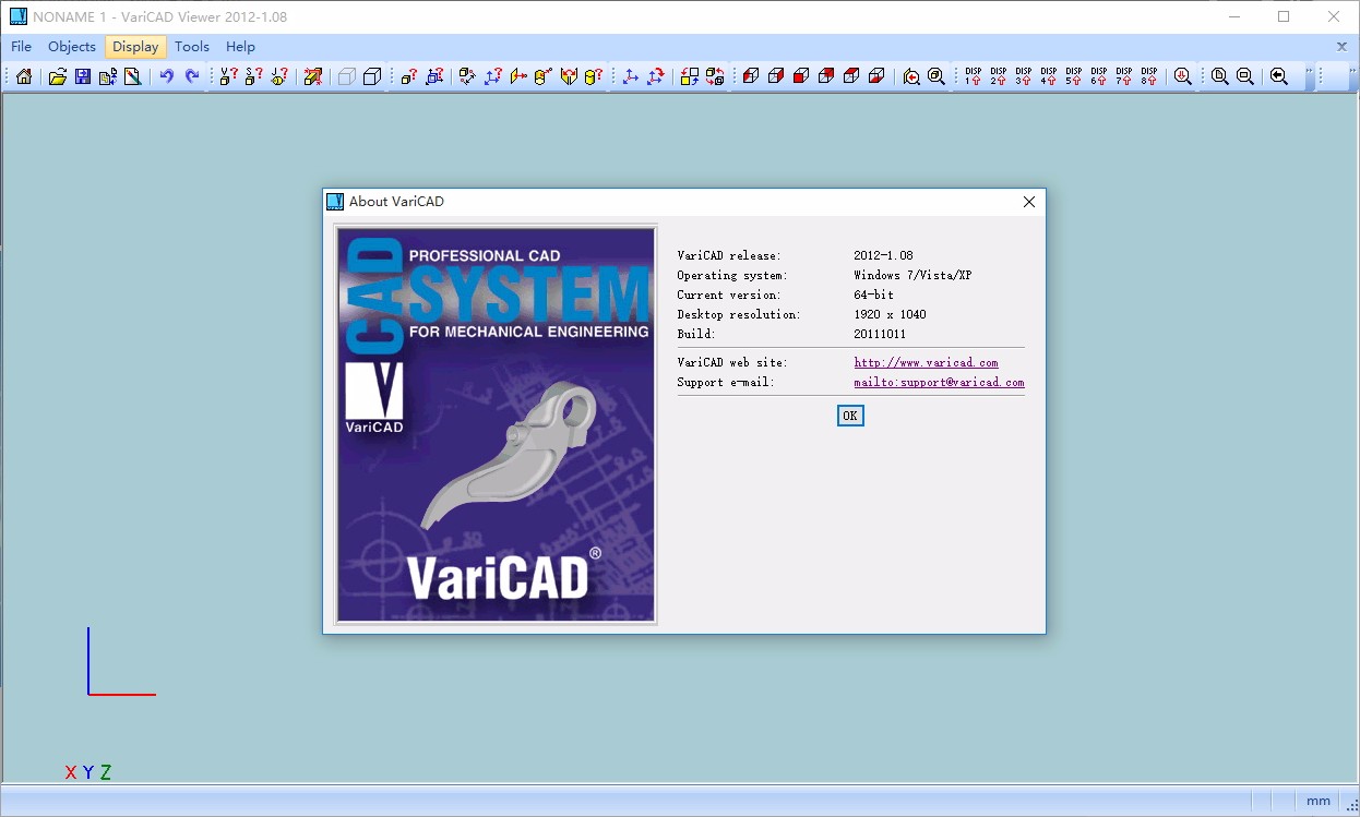 cad机械制图软件(VariCAD Viewer 2012 2.07)
