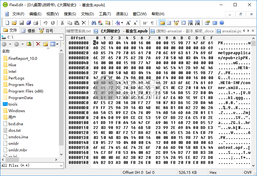 FlexEdit(十六进制编辑器)