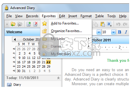 Advanced Diary(高级个人日记本)