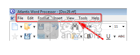 Atlantis word processor(文字处理工具)