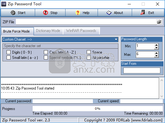 zip password tool(Zip密码暴力工具)