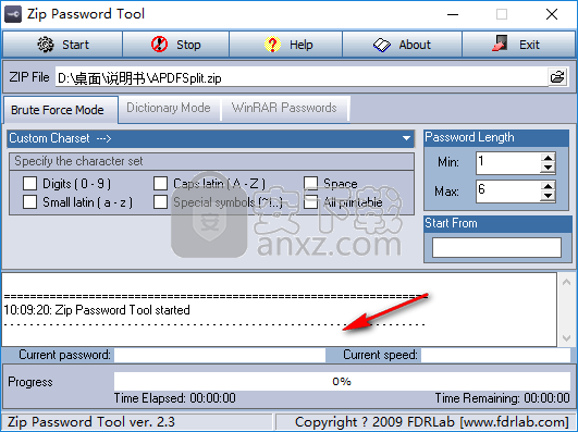 zip password tool(Zip密码暴力工具)