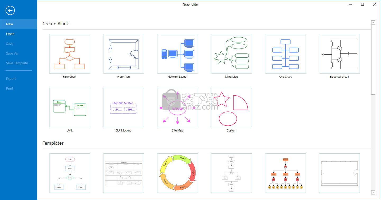 grapholite diagrams(流程图制作软件)