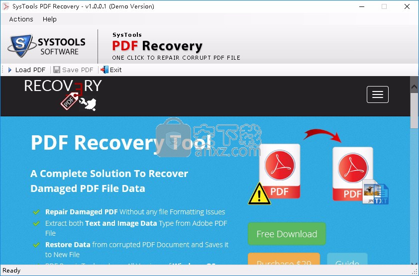 SysTools PDF Recovery(PDF修复软件)