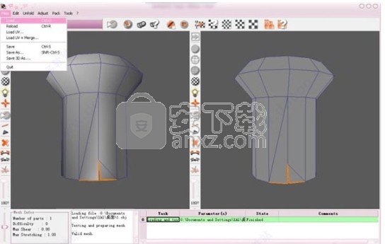 Unfold3D(三维模型展UV软件) rs/vs