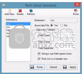 Rons Editor(CSV文件编辑器)