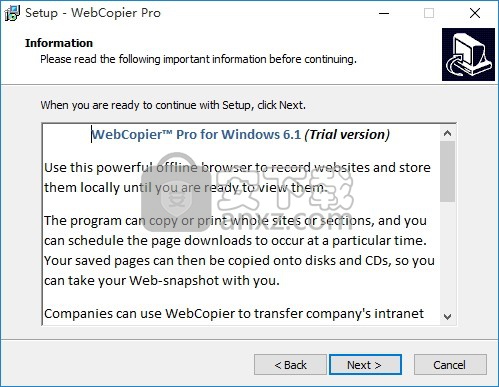 WebCopier Pro(离线浏览器)