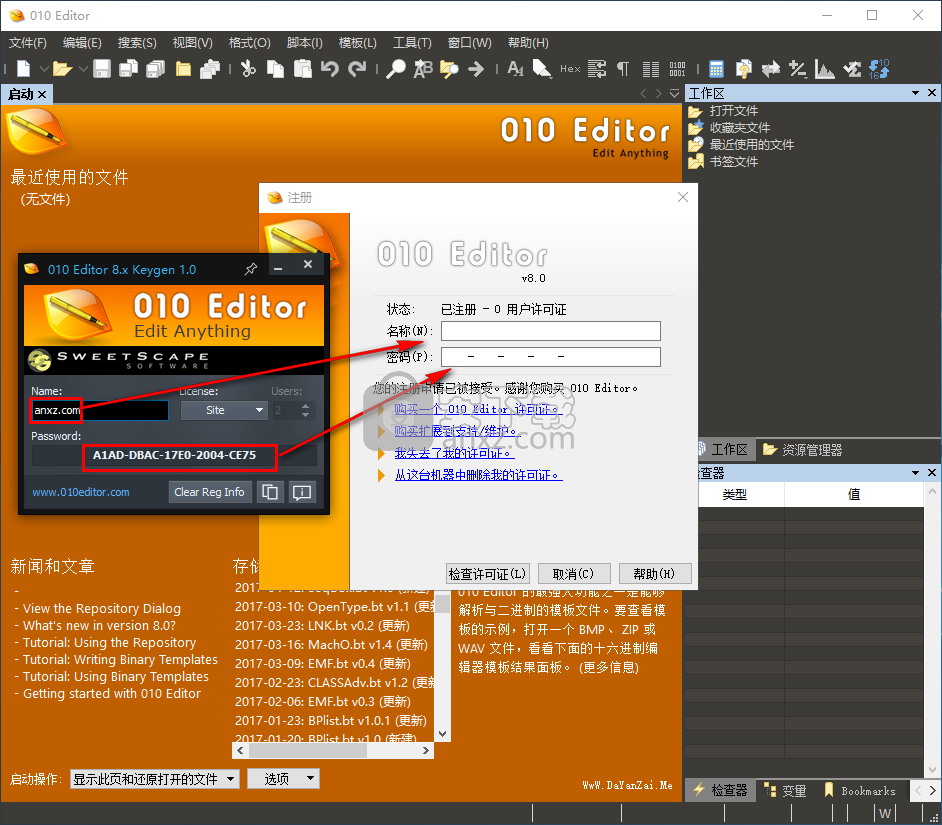 SweetScape 010 Editor(十六进制编辑器)