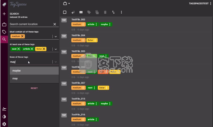 TagSpaces(个人数据管理器)