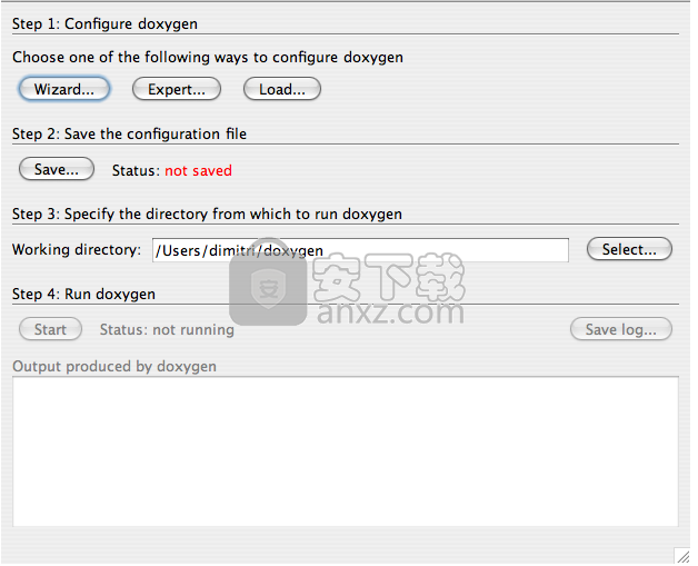 doxygen windows(帮助文档生成器)