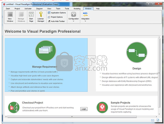 visual paradigm 14中文版(UML建模和 Agile软件)