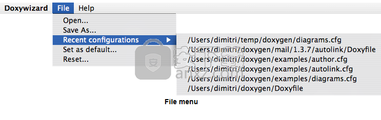 doxygen windows(帮助文档生成器)
