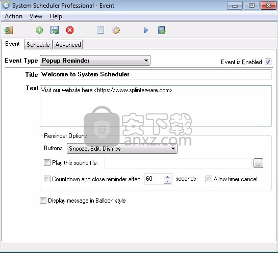 System Scheduler(日程管理软件)