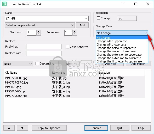 FocusOn Renamer(批量重命名软件)
