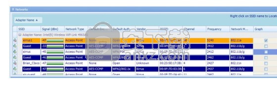 Xirrus Wi-Fi Inspector(无线网络扫描工具)