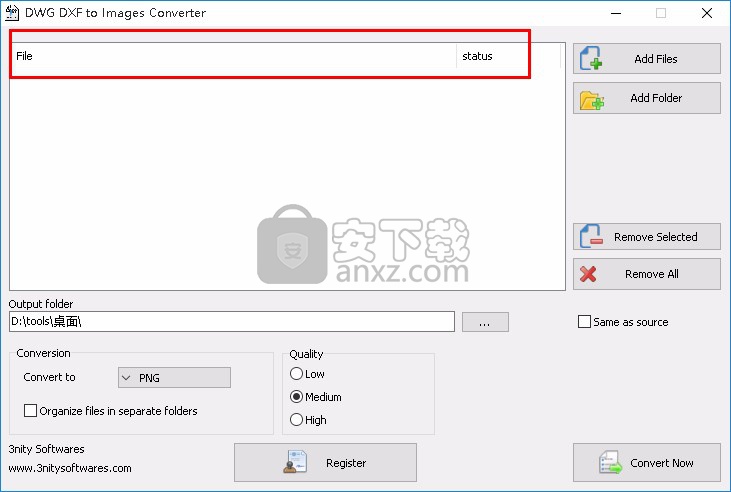3nity DWG DXF to Images Converter(CAD图纸转图片)