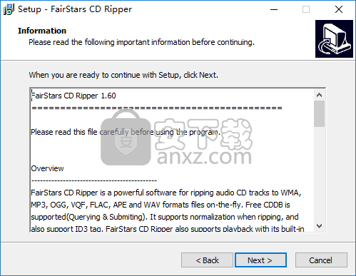 FairStars CD Ripper(cd抓轨软件)