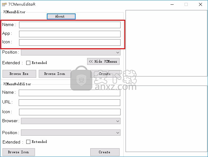 7CMenuEditor(自定义右键菜单工具)