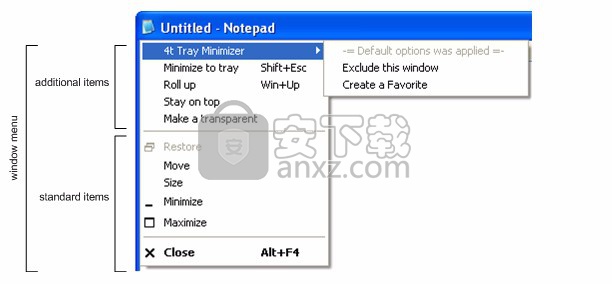 4t Tray Minimizer(窗口半透明软件)