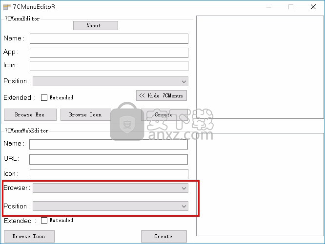 7CMenuEditor(自定义右键菜单工具)