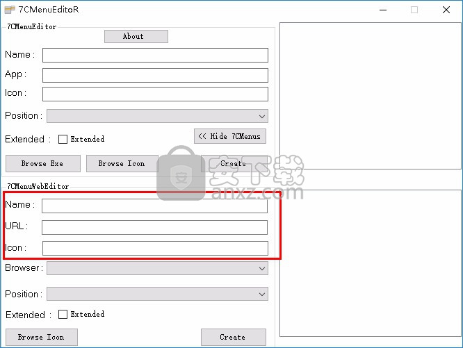 7CMenuEditor(自定义右键菜单工具)