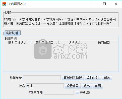PP内网通(内网端口映射工具)