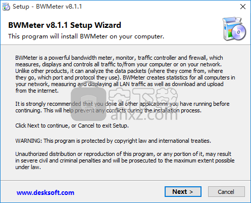 BWMeter 测量和监控网络流量