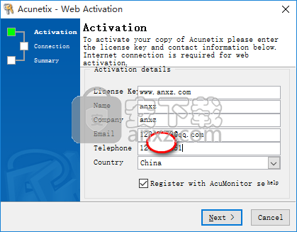 Acunetix Web Vulnerability Scanner