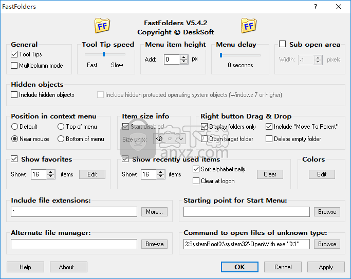 文件快速浏览工具(FastFolders)