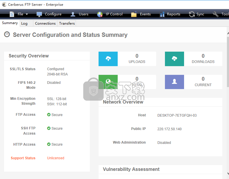 Cerberus FTP Server Enterprise