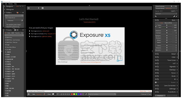 Alien skin Exposure X5(胶片滤镜调色工具)