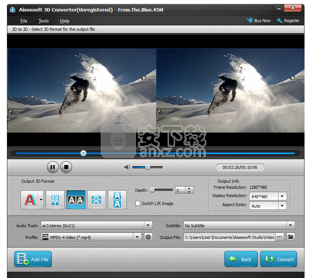 Aiseesoft 3D Converter(3D视频转换器)