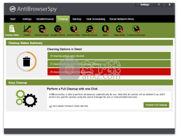 Abelssoft AntiBrowserSpy(反间谍软件)