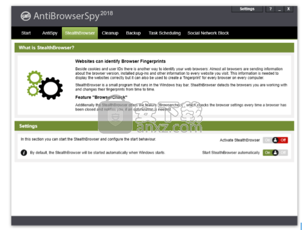 Abelssoft AntiBrowserSpy(反间谍软件)