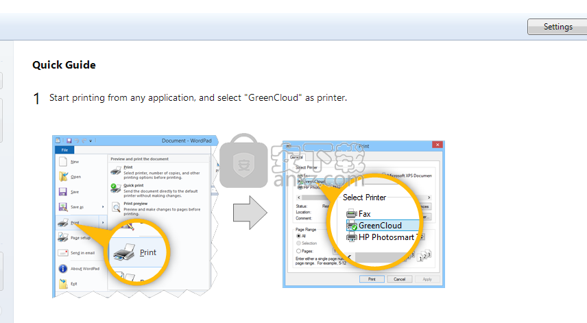 GrenCloud Printer