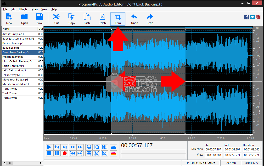 Program4Pc DJ Audio Editor(DJ 音频编辑器)