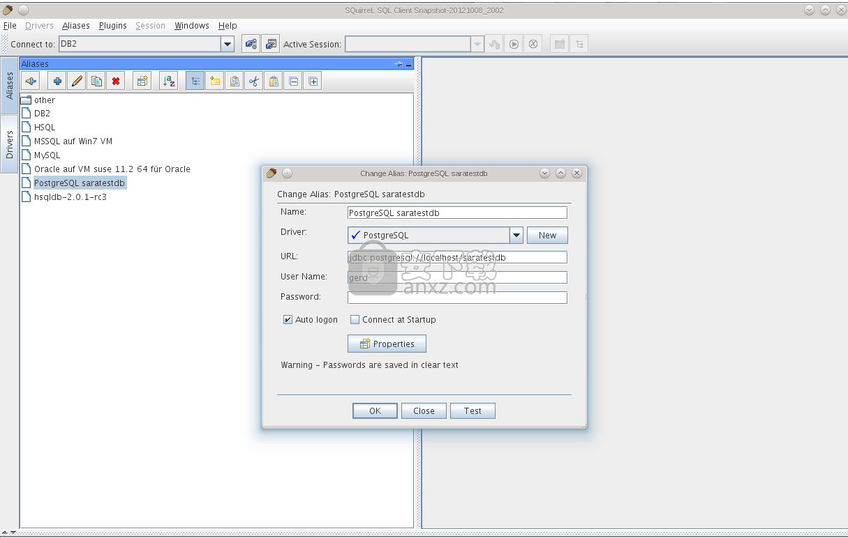 squirrel sql client(SQL管理工具)