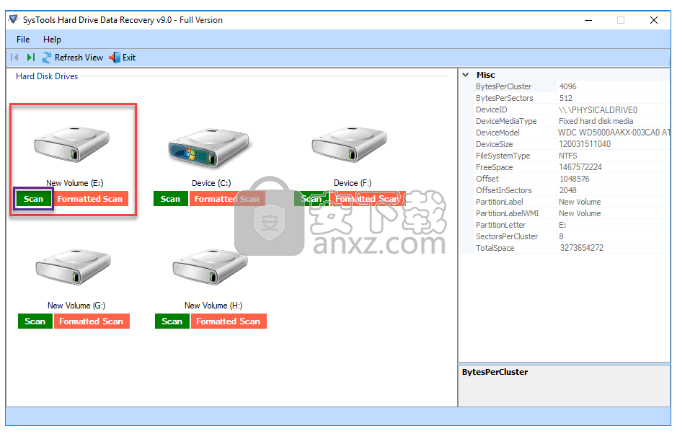 SysTools Hard Drive Data Recovery(数据恢复软件)